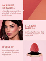Sheglam love cake - color blossom liquid blush