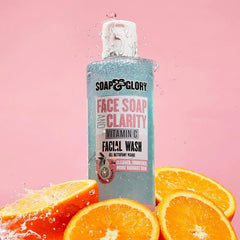 Soap & Glory Face Soap and Clarity 3-In-1 Daily Detox Vitamin C Facial Wash, 350 ml