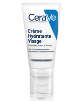 Cerave Crème Hydratante Visage 52ml pour Peau Normale, Peau Sèche