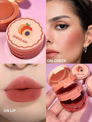 Sheglam Very Cherry Cheek & Lip Cream Stack-Apricot