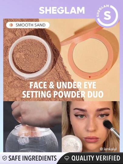 SHEGLAM Insta-Ready Face & Under Eye Setting Powder