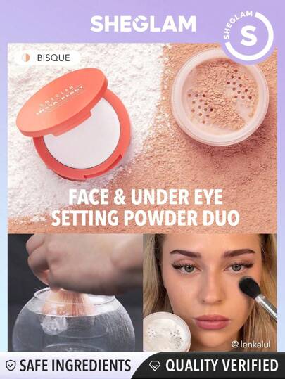 SHEGLAM Insta-Ready Face & Under Eye Setting Powder