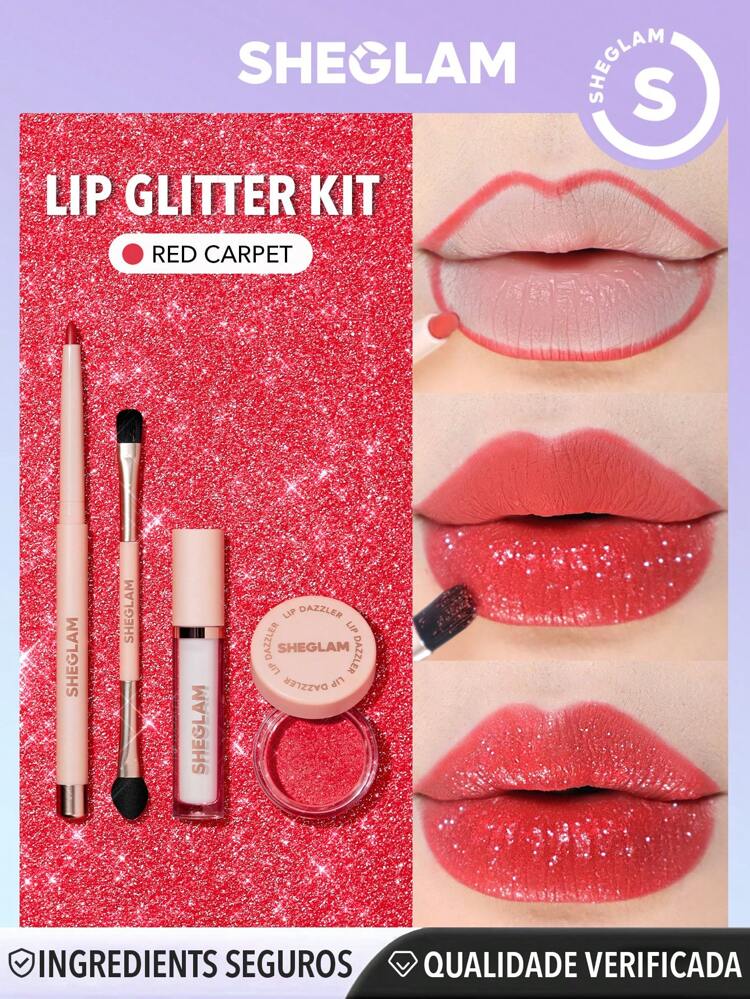 SHEGLAM Lip Dazzler Glitter Kit
