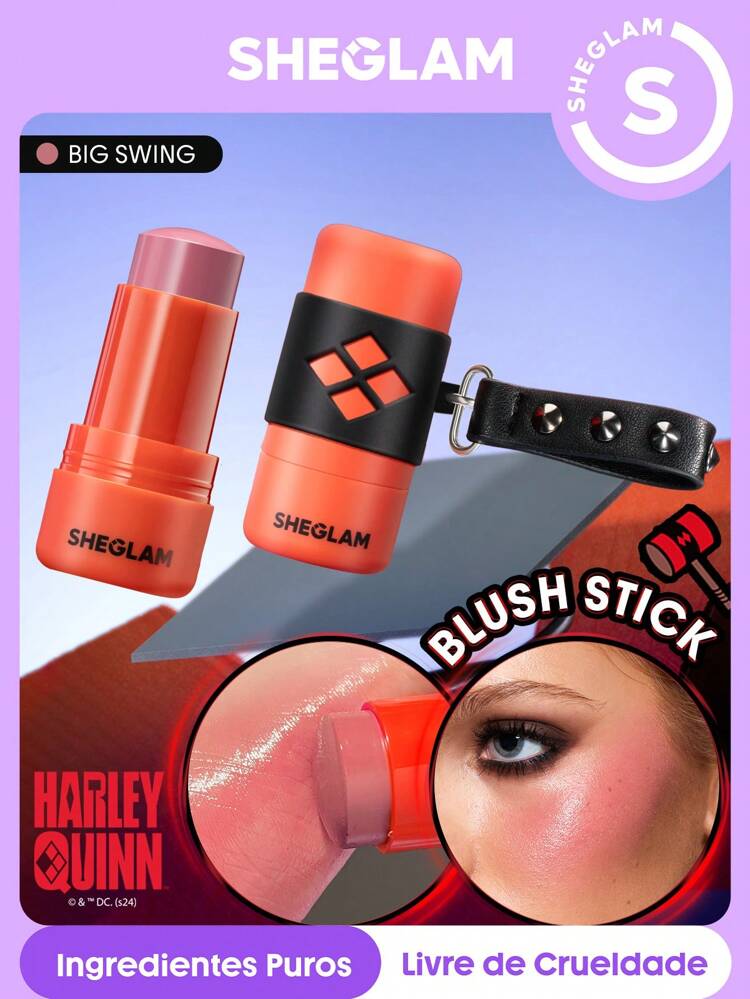 Harley Quinn X SHEGLAM Blush Stick Mischief Mallet