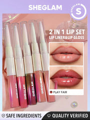 SHEGLAM Lip Rules Liner & Gloss pen