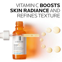 La Roche-Posay Pure 10% Vitamin C Serum For Face With Hyaluronic Acid & Salicyli