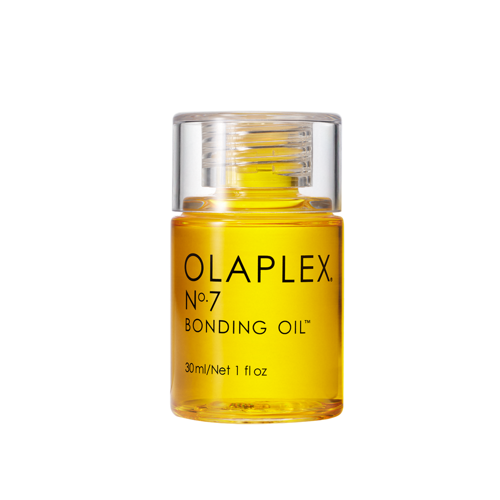 Olaplex bonding oil no.7 30 ml reduces frizz & flyaways ,extends color & renews vibrancy, heat protection up to 450 f , shortens drying time , softens & detangles , uv protection and vegan