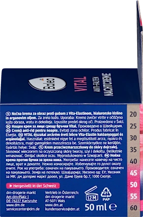 Anti Falten Nachtcreme Vital, 50 ml