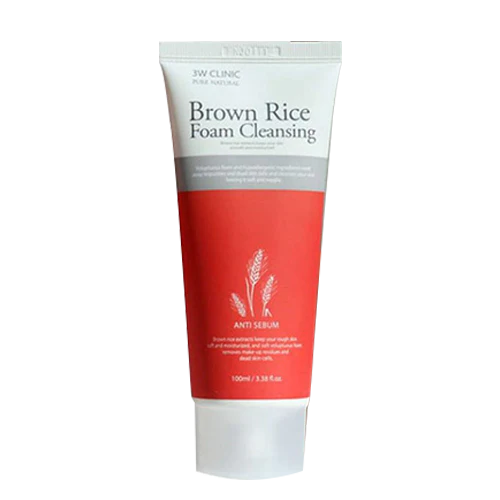 3W CLINIC, BROWN RICE FOAM CLEANSING