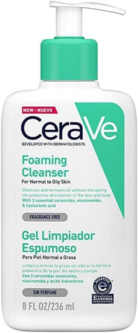 CeraVe Foaming Cleanser for Normal to Oily Skin 236ml