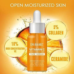 Dr. Rachel's Vitamin C Face & Neck Serum provides radiance, freshness and anti-aging Works to tighten, modify, protect and elasticity of the skin
