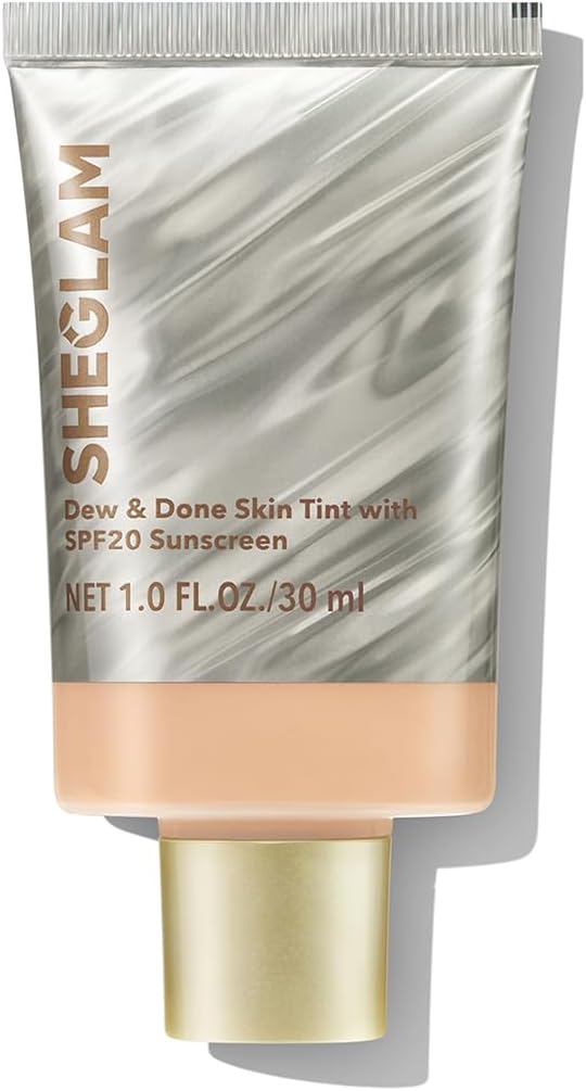 SHEGLAM Dew & Done Skin Tint with SPF20 Light-medium Coverage Foundation Evens Skin Tone-Fair