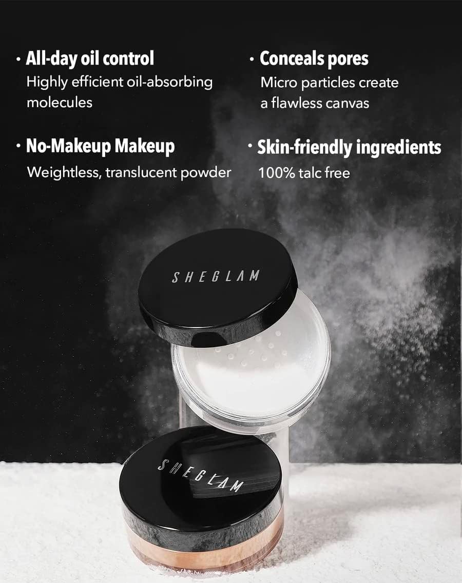 Sheglam BAKED GLOW SETTING POWDER NO.LIGHT PINK