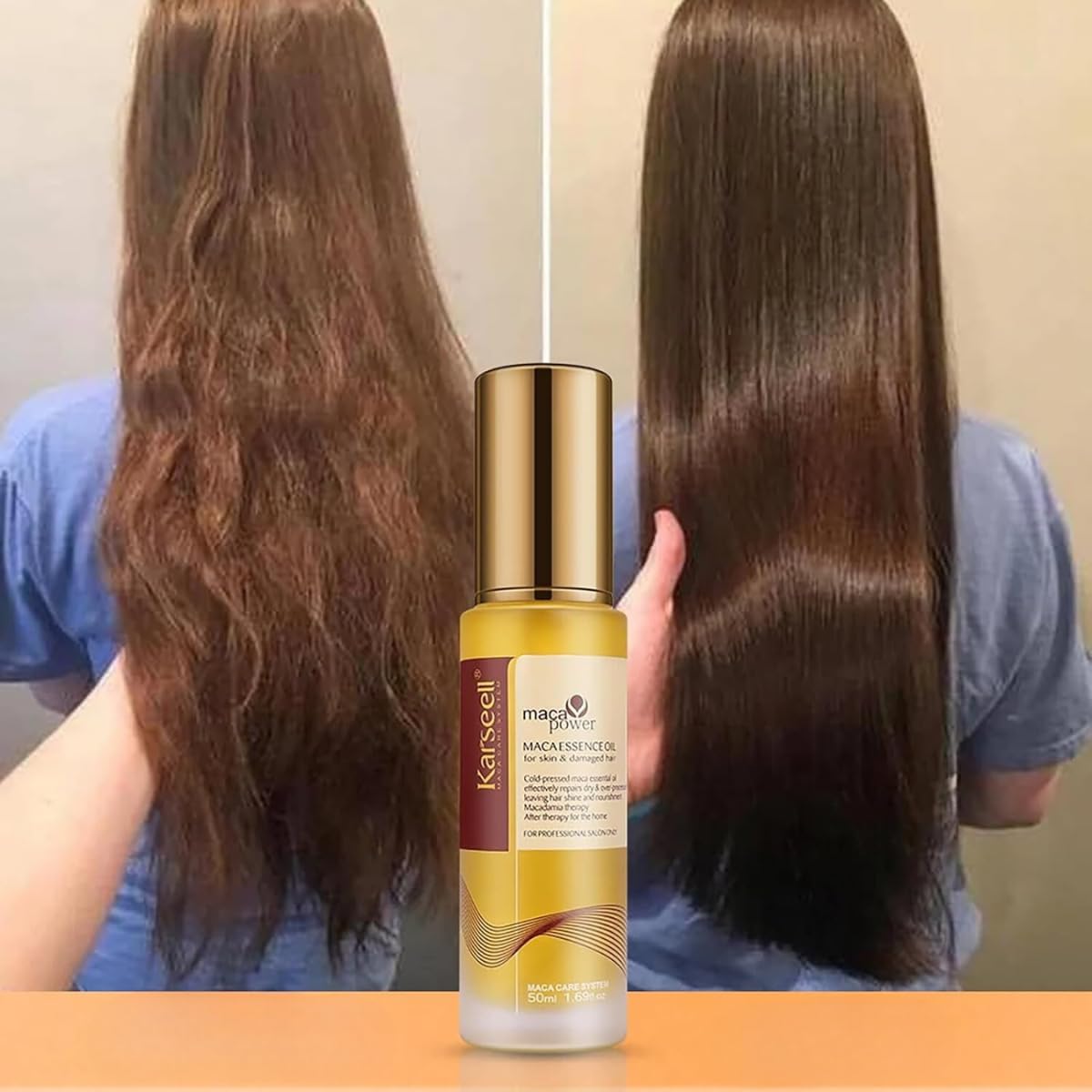 Karseell Maca Power Essence Hair Oil for Body and Damaged Hair 50 ml