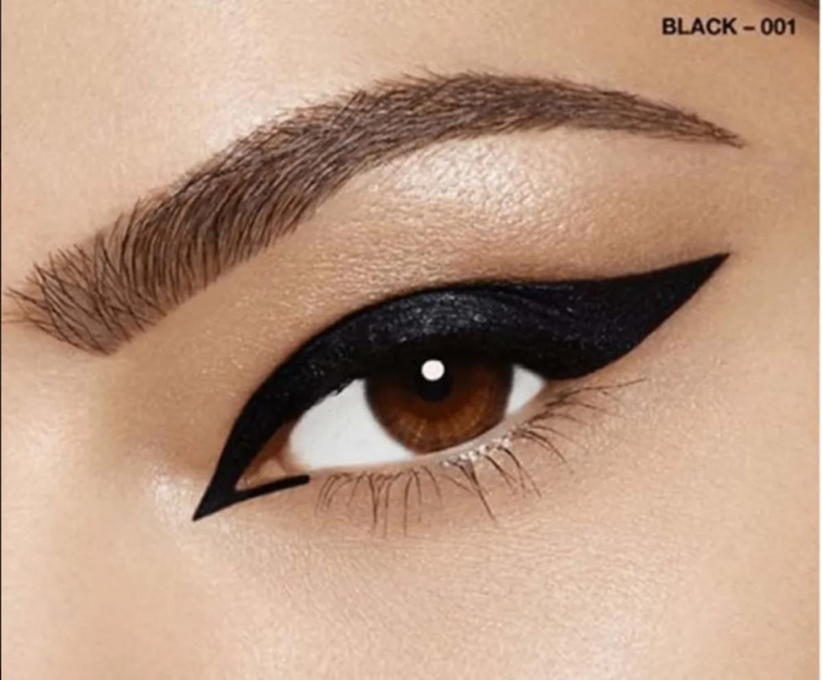 Roll over image to zoom in Rimmel London, Scandaleyes Waterproof Kohl Kajal Pencil Eyeliner, 01 Black, 1.3g