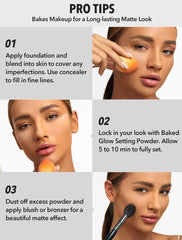 Sheglam BAKED GLOW SETTING POWDER NO.LIGHT PINK