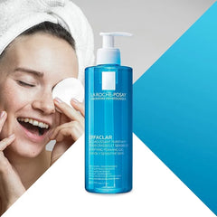 La Roche-Posay Effaclar Foaming Cleansing Gel 400ml - Facial Cleansing for Oily Blemished Skin