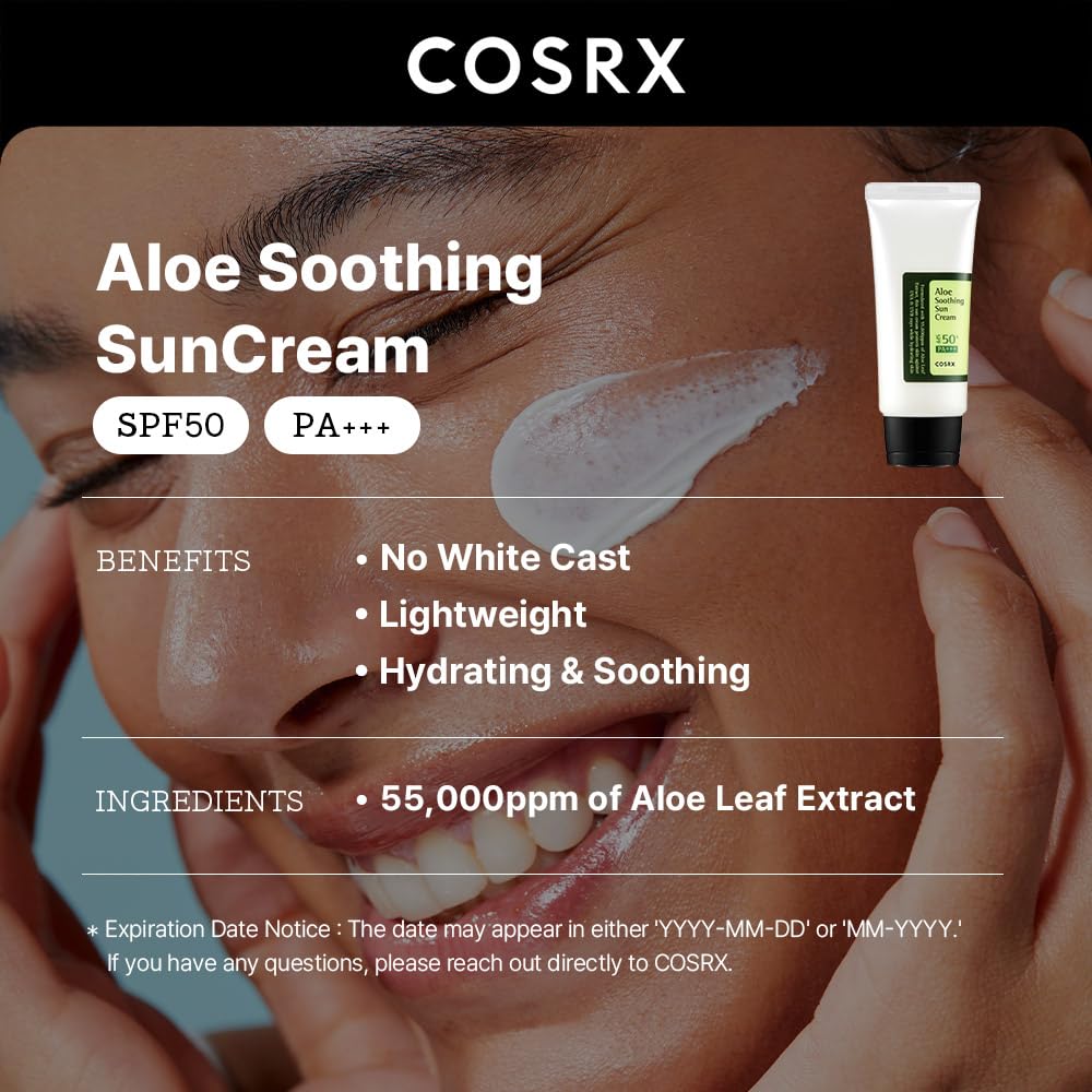 Cosrx Aloe Soothing Sun Cream Spf 50+ 50ml