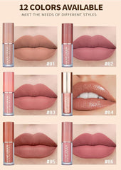 Gift Set 12 colors velvet matte non-stick non-stick non-fading lipstick