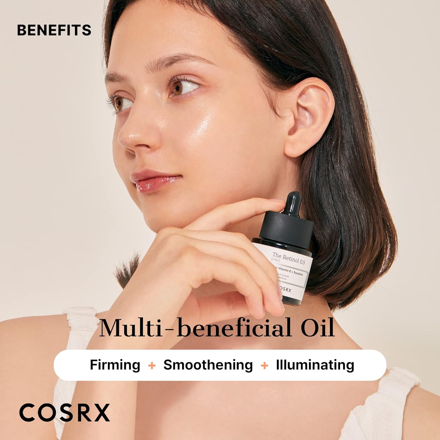 COSRX Retinol 0.5 Oil, Anti-aging Serum with 0.5% Retinoid Treatment for Face, for Day & Night