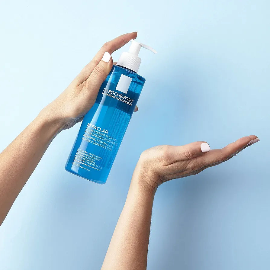 La Roche-Posay Effaclar Foaming Cleansing Gel 400ml - Facial Cleansing for Oily Blemished Skin