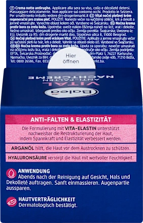 Anti Falten Nachtcreme Vital, 50 ml