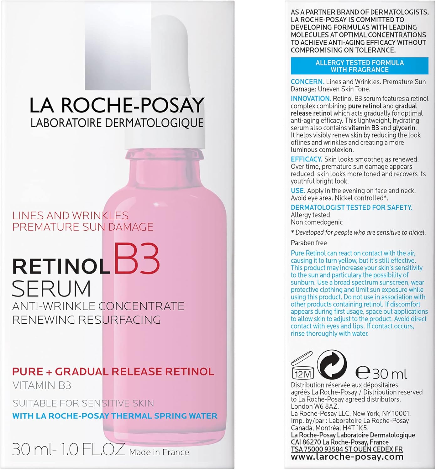 La roche-posay retinol b3 anti-wrinkle serum