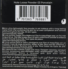 NOTE Cosmetics LOOSE POWDER 03
