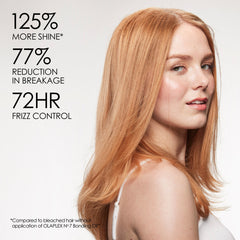 Olaplex bonding oil no.7 30 ml reduces frizz & flyaways ,extends color & renews vibrancy, heat protection up to 450 f , shortens drying time , softens & detangles , uv protection and vegan