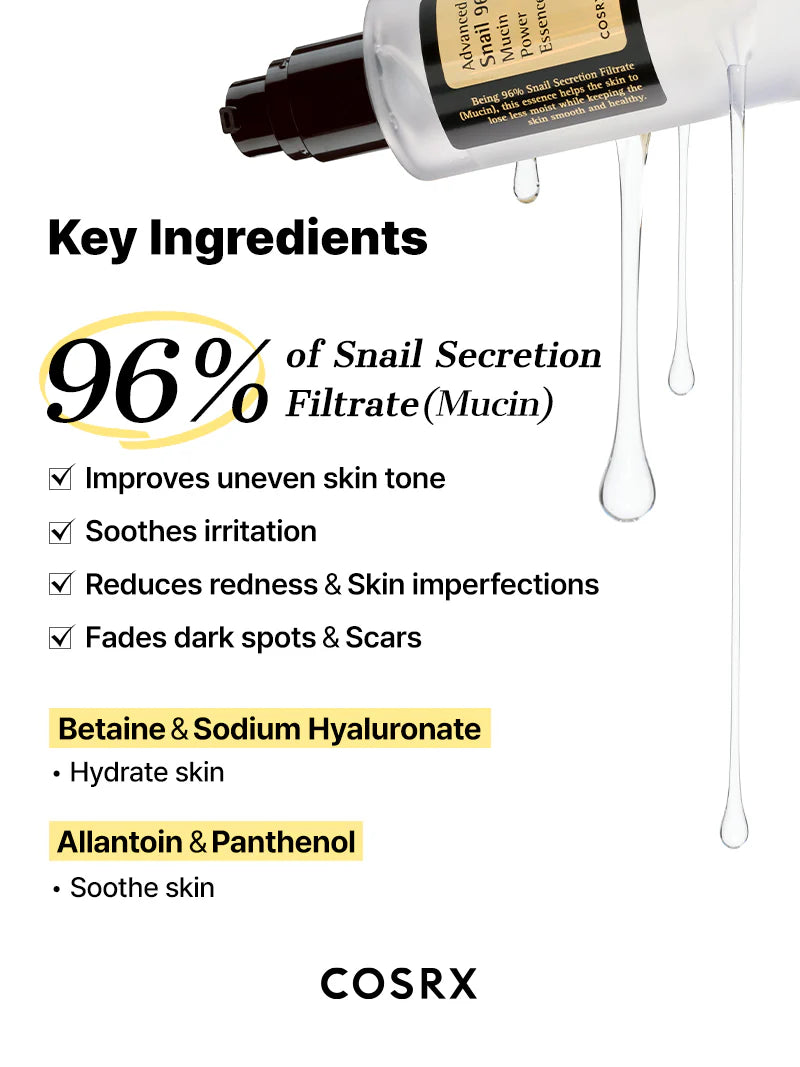 Cosrx Advanced Snail 96 Mucin Power Essence, 100Ml