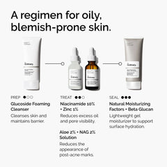 The Original Ordinary Niacinamide 10% + Zinc 1% Moisturizing Face Serum, Minimizes Pores, Anti Aging Wrinkles Brightens Skin (2PC)